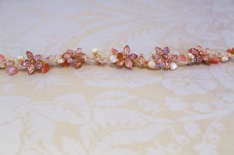 headpiece by wildflower couture